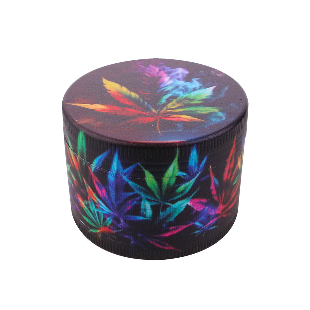 SPLASH ARTWORK HERBAL LEAF 4-PIECE GRINDER