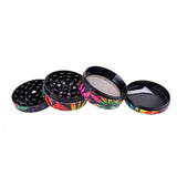 SPLASH ARTWORK HERBAL LEAF 4-PIECE GRINDER