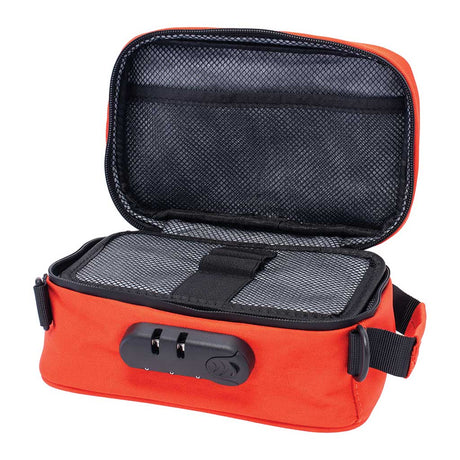 8.5IN X 5.5IN X 4.5IN SMELLPROOF BAG - TANGERINE TANGO