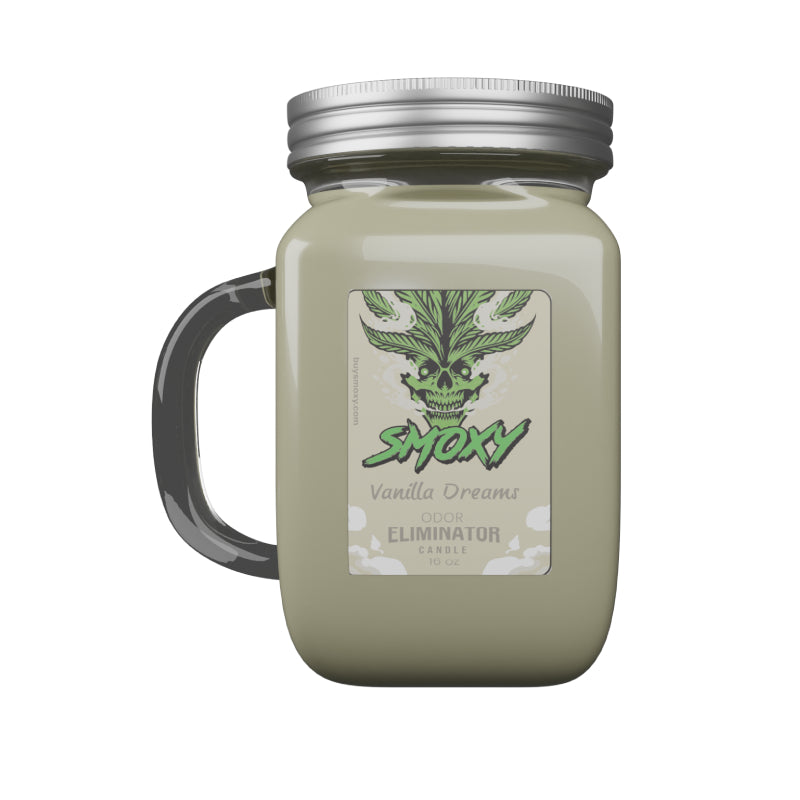Vanilla Dreams Smoke Neutralizer Candle from Fat Ass Glass