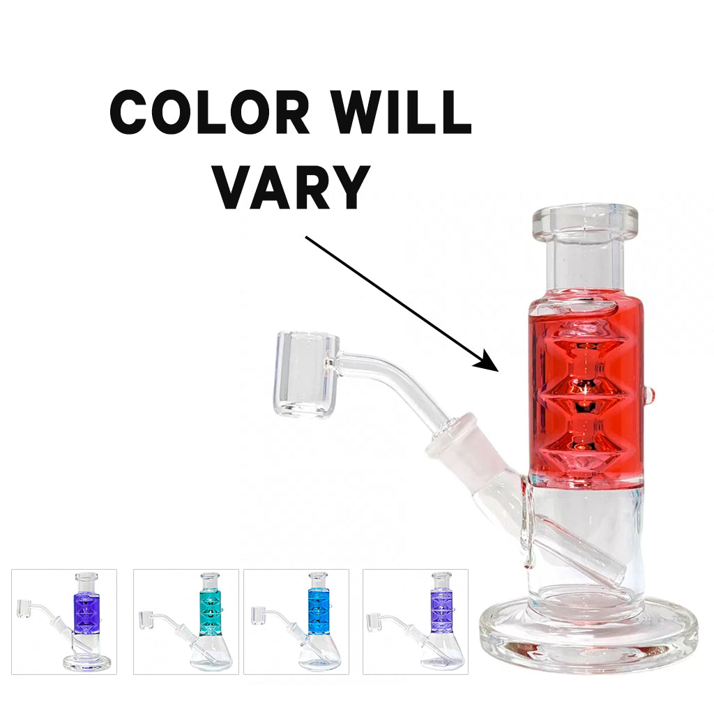 6" Glycerin Freezable Pedestal Bong (14mm Female Joint)