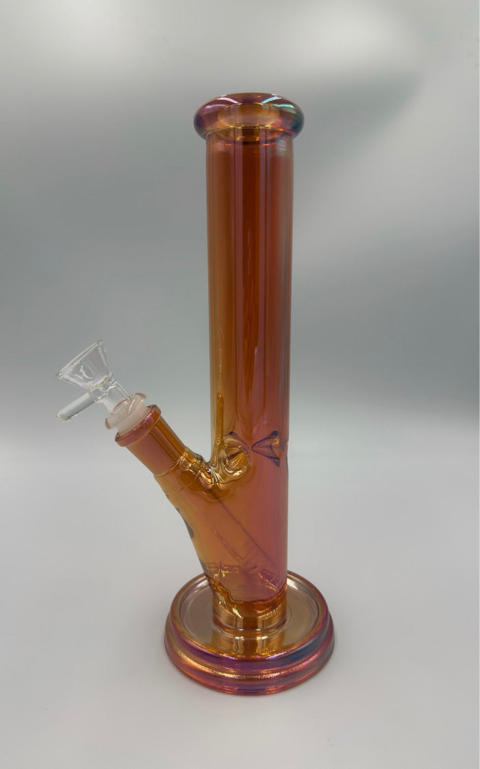 10" Electroplated Halographic Straight Tubes