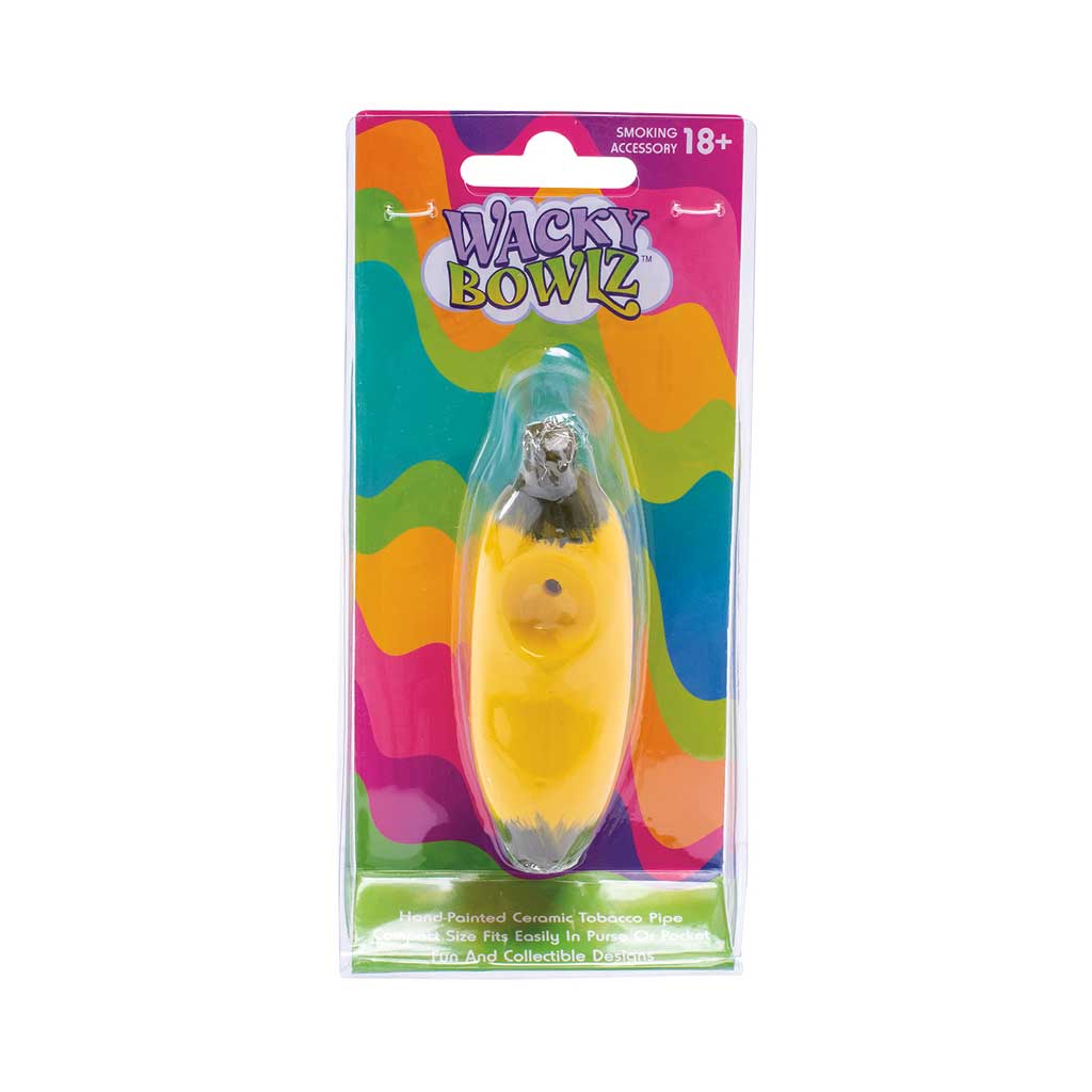 BANANA CERAMIC PIPE - WACKY BOWLZ