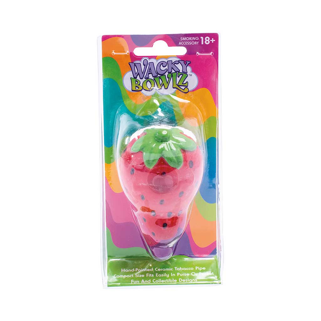 STRAWBERRY CERAMIC HAND PIPE