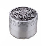 VINTAGE ALUMINUM EMBOSSED HERB GRINDER