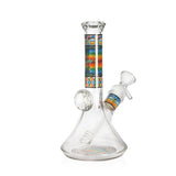 7-inch WigWag Beaker Box Set glass bong showing beaker base and design patterns