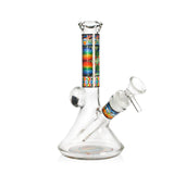 7-inch WigWag Beaker Box Set front view showing colorful WigWag glass design