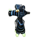 ZEBRA STRIPE SLYME WATER PIPE